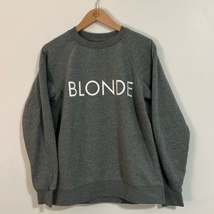 BRUNETTE THE LABEL | Blonde Grey sweatshirt